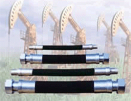 Wire winding drilling hose