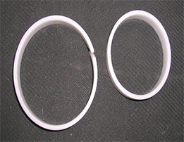Piston ring, support ring